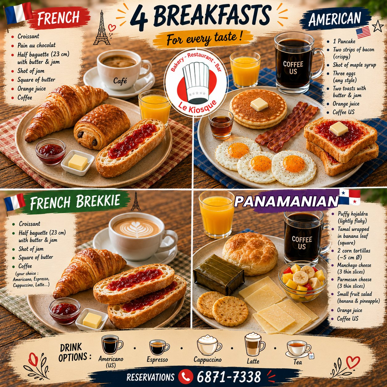 4 Breakfasts