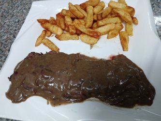 Onglet de Bœuf à l'Échalote